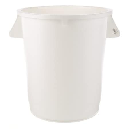 Allpoints 10 Gal Bronco Trash Can White 35906